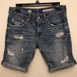 AG Goldschmeid denim cut off shorts